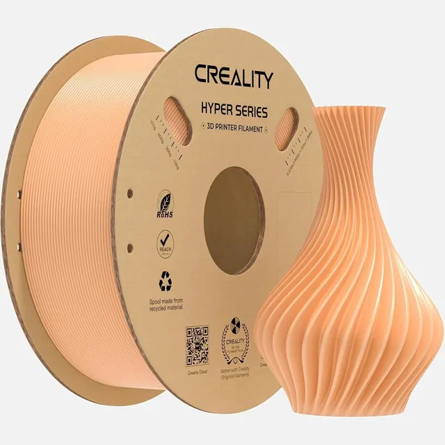 Spool of Peach Fuzz Creality Hyper Series PLA