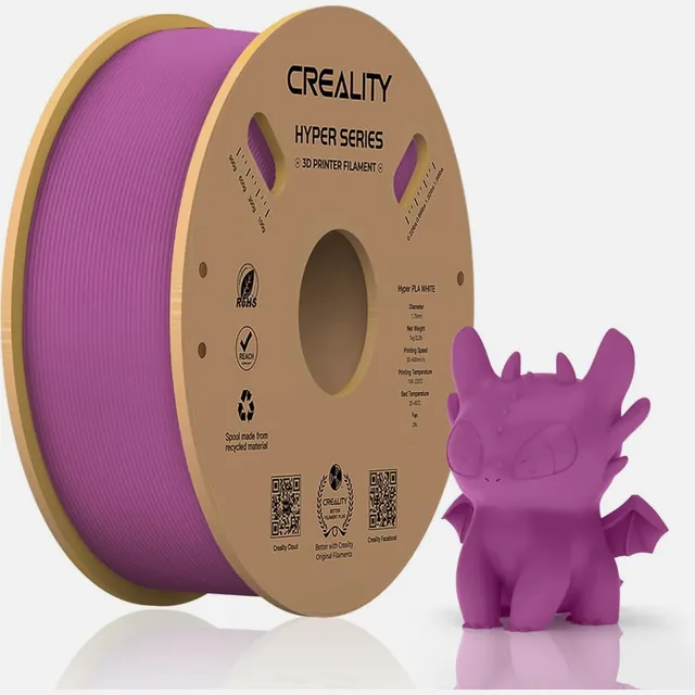 Spool of purple Creality Hyper Series PLA