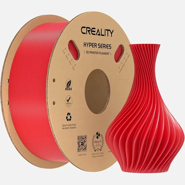 Spool of red Creality Hyper Series PLA