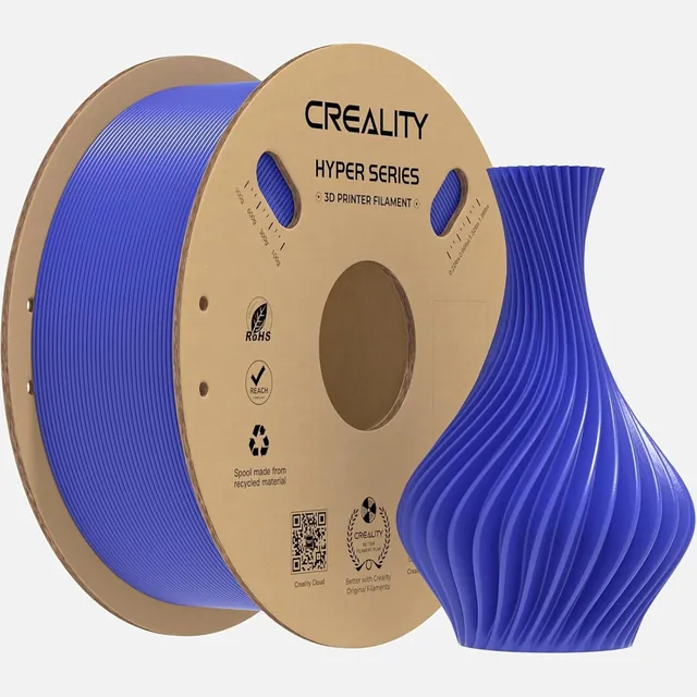 Spool of Very Peri periwinkle Creality Hyper Series PLA
