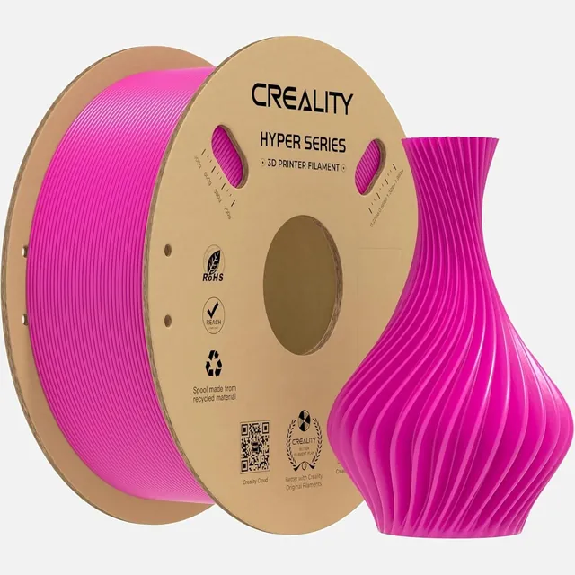 Spool of Viva Magenta Creality Hyper Series PLA